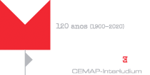 Logotipo para cabeçalho do site Mário Pedrosa 120 anos