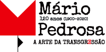 Logotipo para cabeçalho do site Mário Pedrosa 120 anos