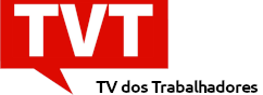 Logotipo da Rede TVT, a TV dos Trabalhadores.
