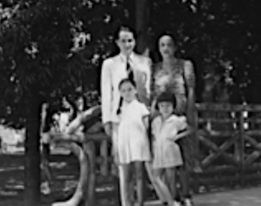 Mário Pedrosa, Mary e a filha, Vera, durante o exílio nos EUA, entre 1941 e 1945