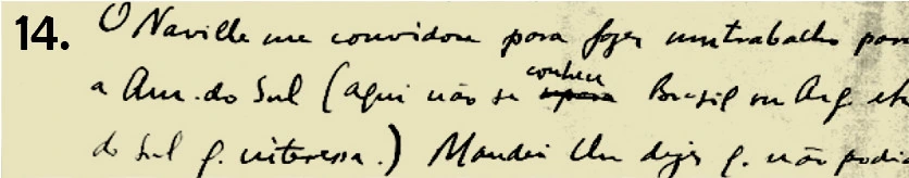 Trecho de carta de Mário Pedrosa a Lívio Xavier-14
